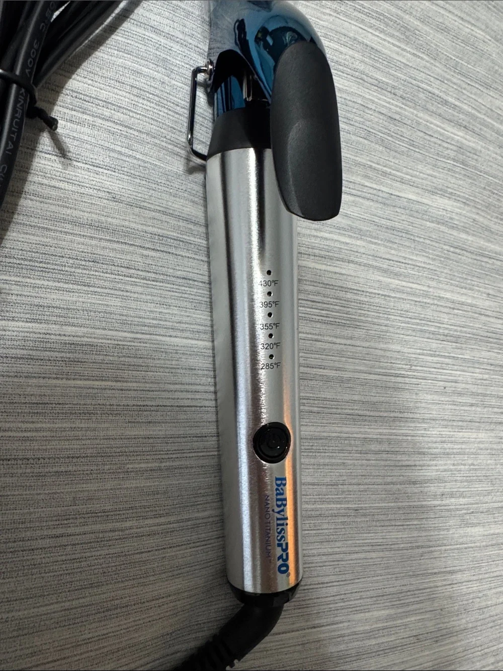 BabylissPRO 1 in Nano Titanium Professional Curling Iron with Extended Barrel